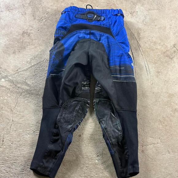 Vintage VTG Y2K Blue Black Metal Mulisha Moto Pants - Picture 2 of 8